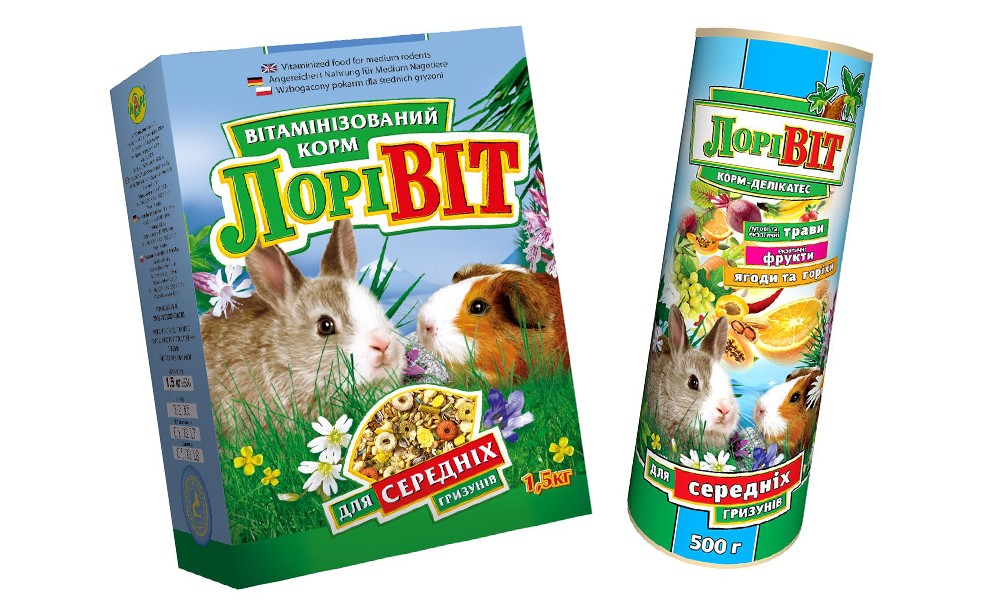 Корма для грызунов "ЛориВит" и "ЛориВит Деликатес"